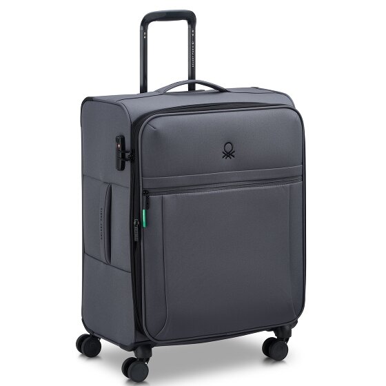 Delsey Paris x United Colors of Benetton BE 4-wiel trolley 65 cm met uitbreidingsplooi