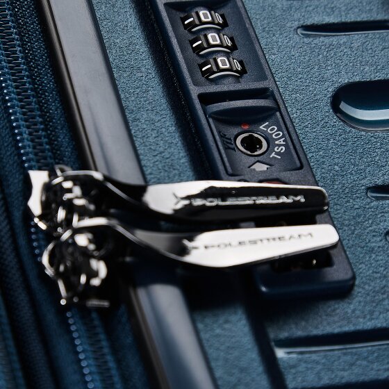 Polestream Paris 4 wielen Cabinewagen 55 cm met uitbreidingsplooi