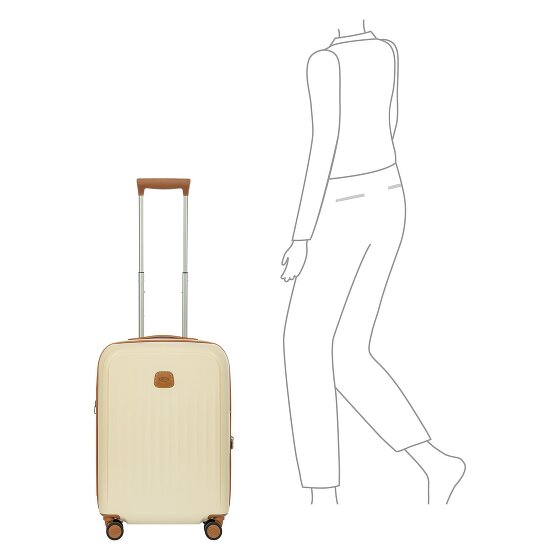 Bric's Taormina 4 wielen Trolley S 57 cm met uitbreidingsplooi