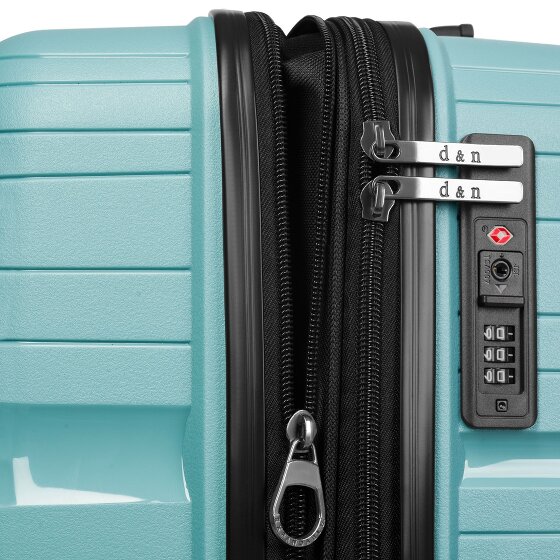 d&n Travel Line 4300-Plus 4 wielen Trolley L 76 cm met uitbreidingsplooi