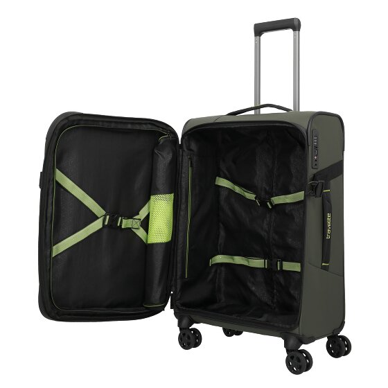 Travelite Briize 4 wielen Trolley M 67 cm met uitbreidingsplooi