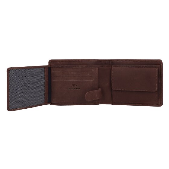 Jack Kinsky Aruba Portemonnee RFID-bescherming Leer 12 cm