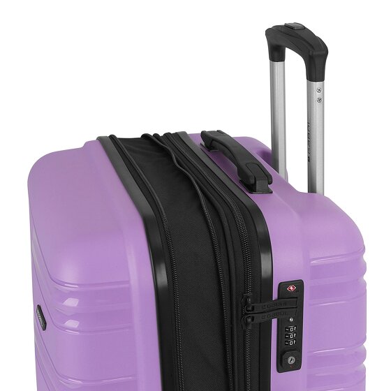 Gabol Uyiko 4 wielen Cabinewagen 54 cm met uitbreidingsplooi
