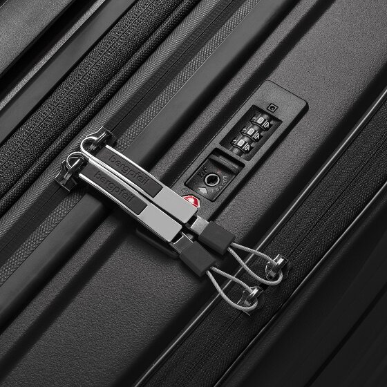 Bergpfeil Travel 4 wielen Cabinewagen 55 cm Laptop compartiment met uitbreidingsplooi