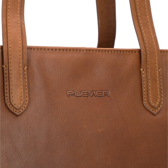 Plevier Power Koffer Leer 41.5 cm Laptop compartiment
