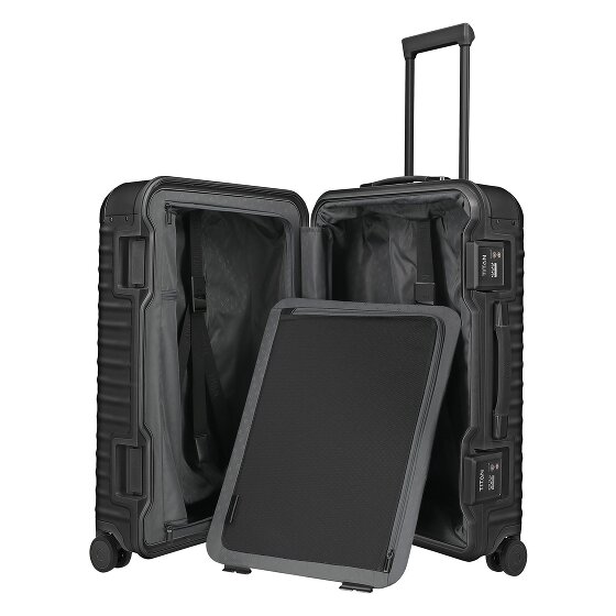 Titan Eternity Trolley met 4 wielen, Aluminium, 69 cm