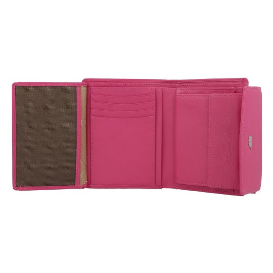 Braun Büffel Joy Portemonnee RFID-bescherming Leer 12 cm