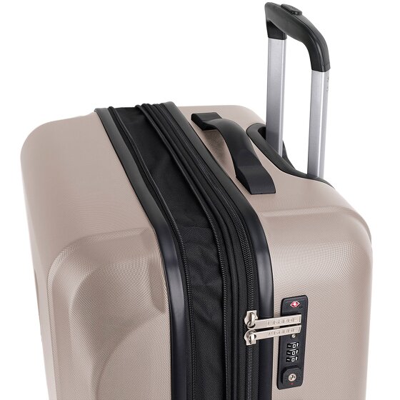 Gabol Ocean 4 wielen Cabinewagen 55 cm met uitbreidingsplooi