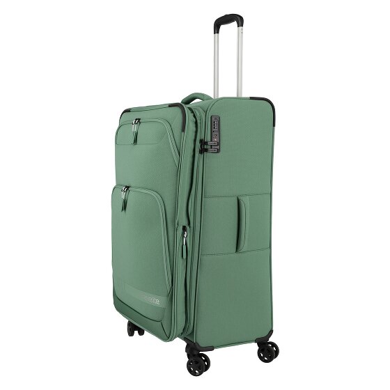 Travelite Kick Off 4 wielen Trolley L 78 cm met uitbreidingsplooi