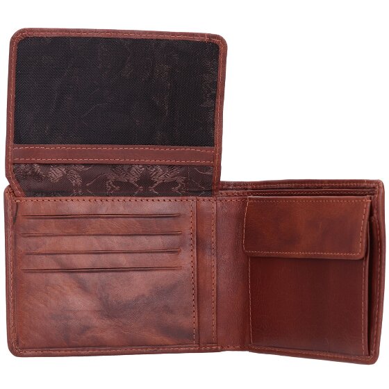 mano Don Luca Portemonnee Leer 12 cm