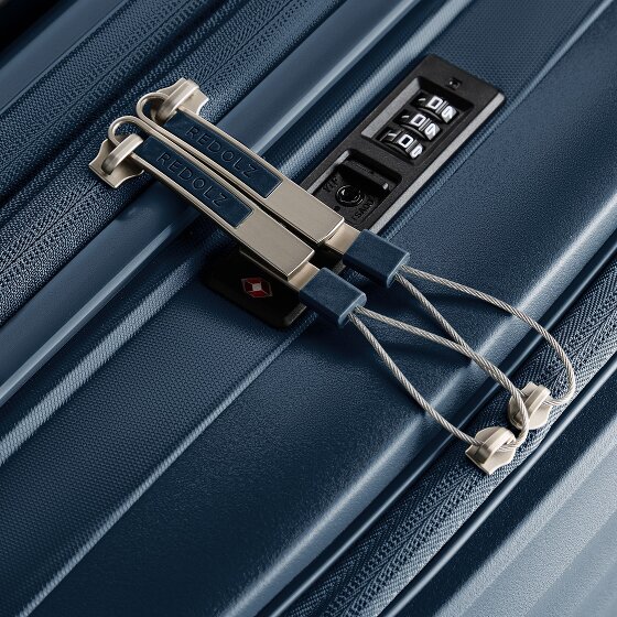 Redolz Essentials 17 2.0 4 wielen Cabinewagen 55 cm Laptopvak met uitbreidingsplooi