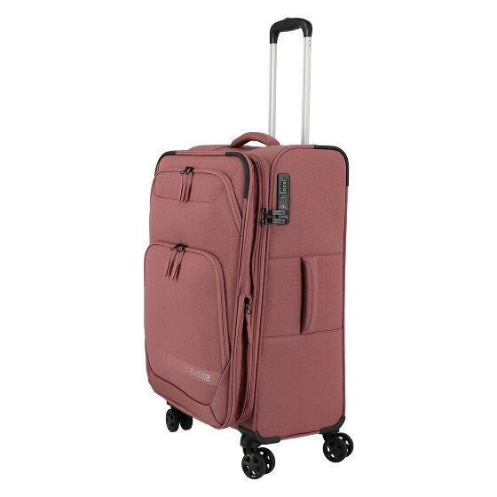 Travelite Kick Off 4 wielen Trolley M 67 cm met uitbreidingsplooi