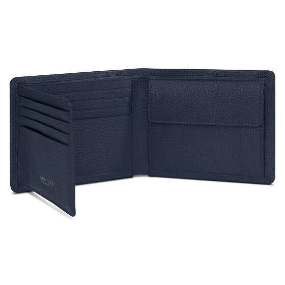Redolz Leather Essentials QF portemonnee RFID leer 12 cm uitklapbaar