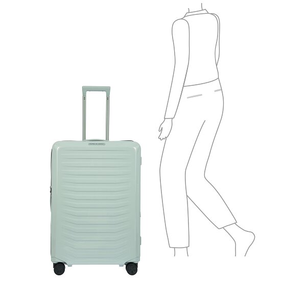 Porsche Design Roadster 4 wielen Trolley L 75 cm met uitbreidingsplooi