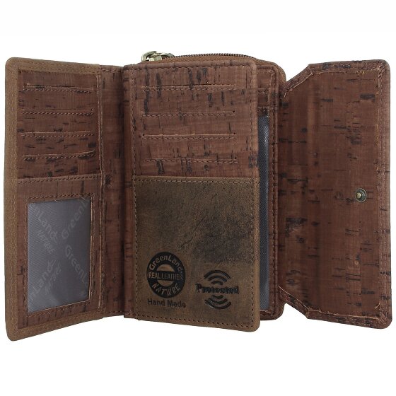Greenland Nature Portemonnee RFID Leer 14 cm