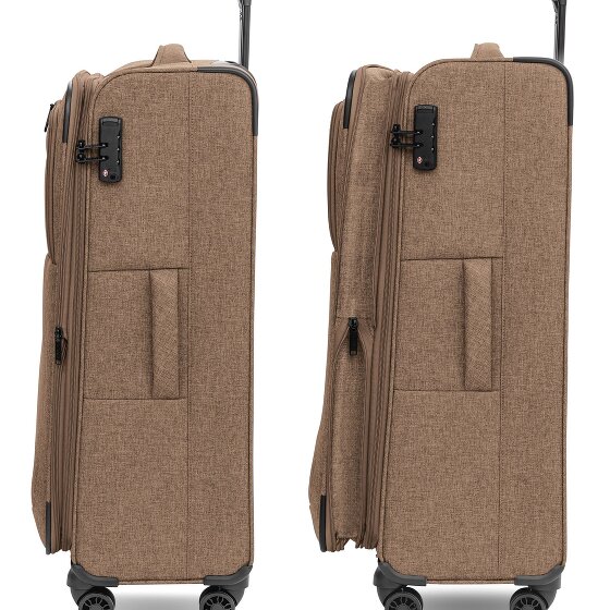 Redolz Essentials 12 LARGE 4 wielen Trolley 79 cm met uitbreidingsplooi