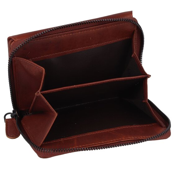 Jack Kinsky Risör Portemonnee RFID-bescherming Leer 14 cm
