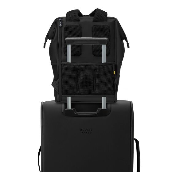 Delsey Paris Turenne Soft Dagrugzak RFID-bescherming 39 cm Laptop compartiment