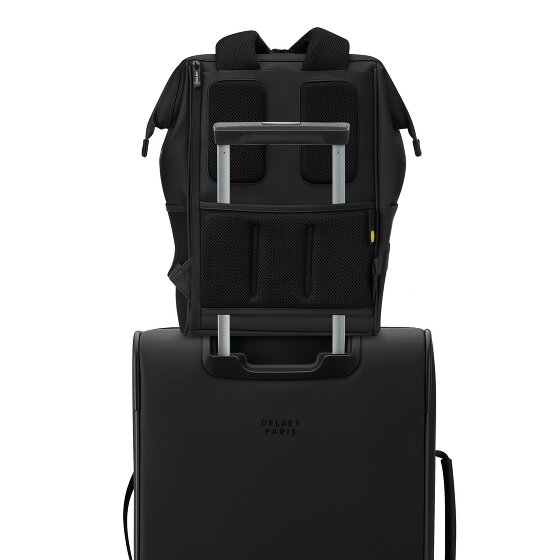 Delsey Paris Turenne Soft Dagrugzak RFID-bescherming 39 cm Laptop compartiment
