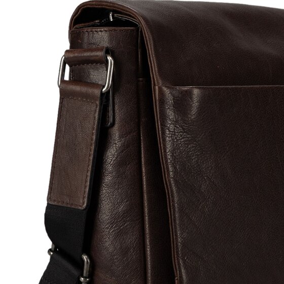 Jost Glasgow Aktentas RFID-bescherming Leder 34 cm Laptopvak
