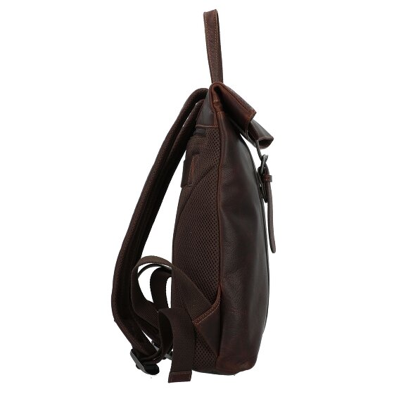 Jack Kinsky Porto Dagrugzak Leer 37 cm Laptop compartiment
