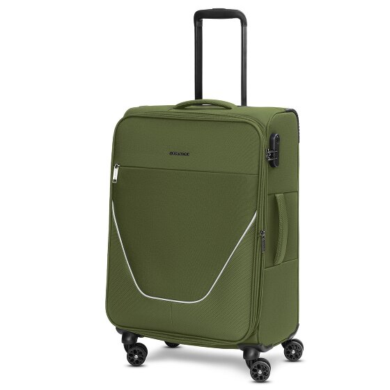 Stratic taska 4-wiel trolley M 65 cm met uitvouwbare plooi