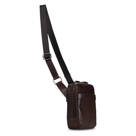 Jost Glasgow Crossbody tas XS RFID-bescherming Leder 20 cm