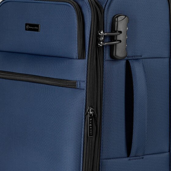 bugatti Valencia Soft 4 wielen Trolley L 75 cm met uitbreidingsplooi