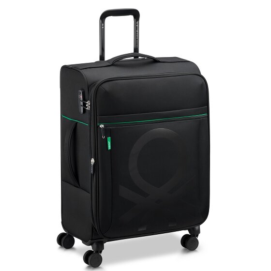 Delsey Paris x United Colors of Benetton Colour Bock 4-wiel trolley 67 cm met rekbare vouw