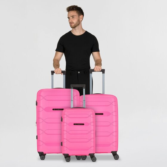 Polestream Strz by Asteroid 4 wielen Kofferset 3-delig met uitbreidingsplooi