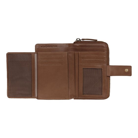 bugatti Noemi Portemonnee RFID-bescherming Leer 14 cm