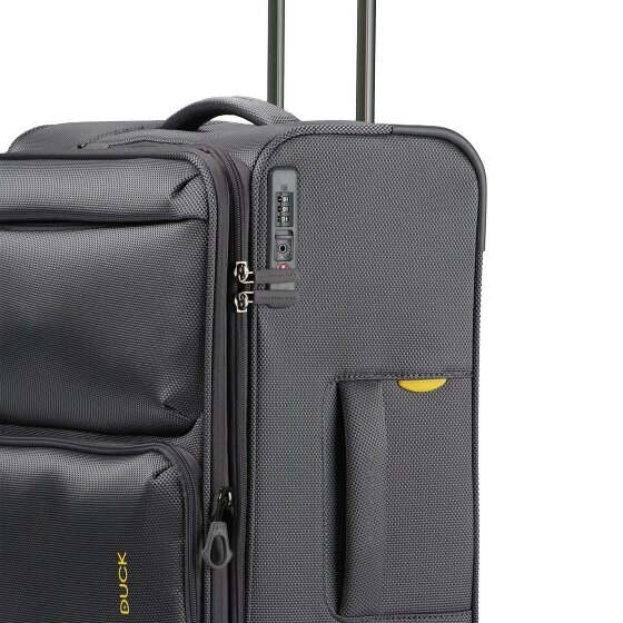 Mandarina Duck Zephyr 4 wielen Trolley M 67 cm met uitbreidingsplooi