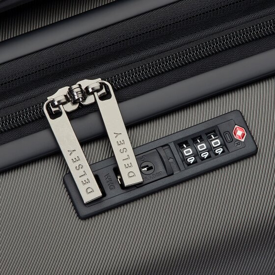 Delsey Paris Air Armour 4 wielen Kofferset 3-delig met uitbreidingsplooi