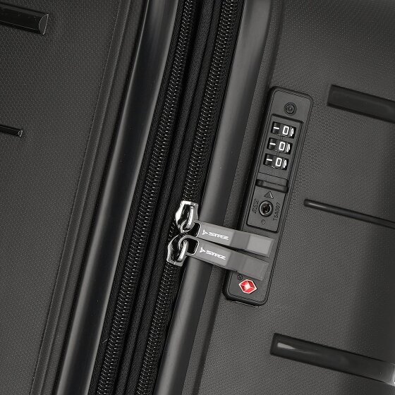 Polestream Strz by Asteroid 4 wielen Kofferset 3-delig met uitbreidingsplooi