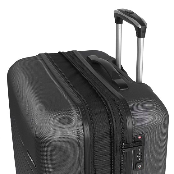 Gabol Escape 4 wielen Kofferset 3-delig met uitbreidingsplooi