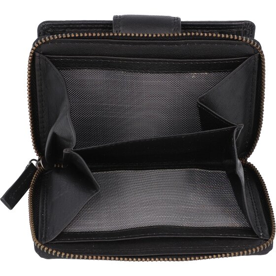 Greenburry Sponsachtig portefeuille leer 9,5 cm