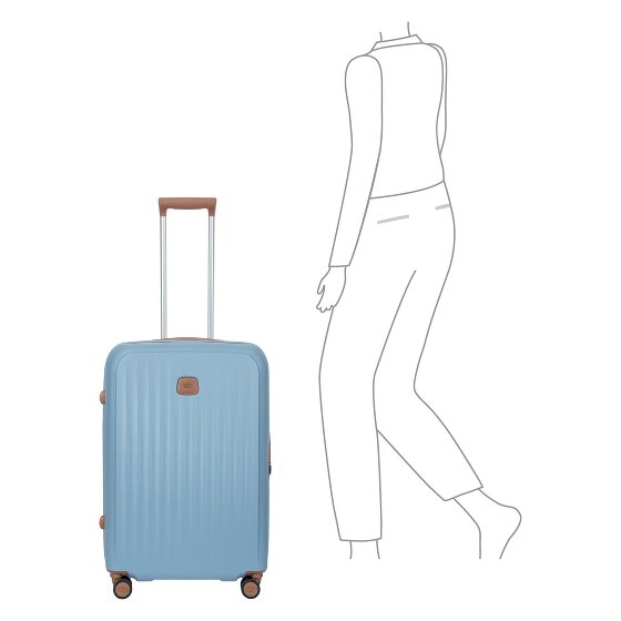 Bric's Taormina 4 wielen Trolley M 69 cm met uitbreidingsplooi
