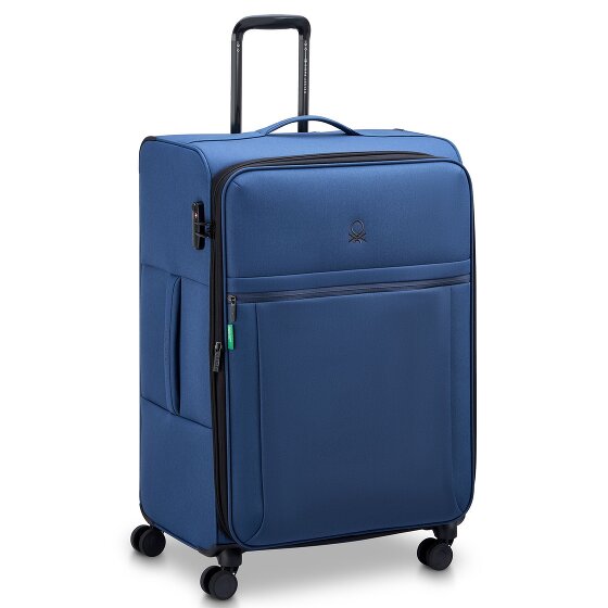Delsey Paris x United Colors of Benetton BE 4-wiel trolley L 76 cm met rekbare vouw