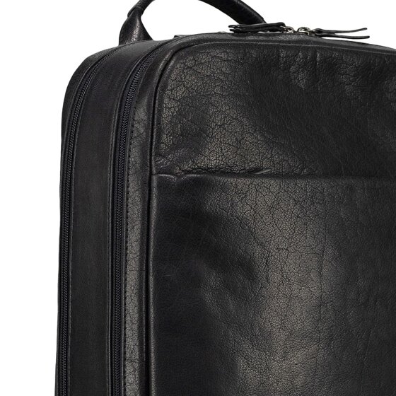 Jost Glasgow Dagrugzak RFID-bescherming Leder 44 cm Laptopvak
