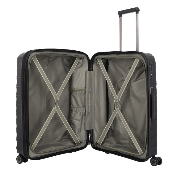 Travelite mooby 4 wielen Trolley M 66 cm met uitbreidingsplooi
