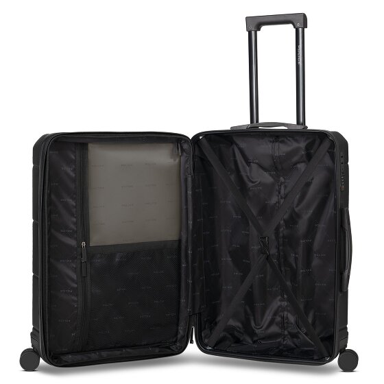 Police London 4 wielen Kofferset 3-delig met uitbreidingsplooi