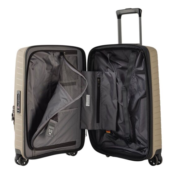 Stratic Novium 4 wielen Cabinewagen S 55 cm Laptop compartiment met uitbreidingsplooi