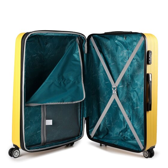 Benzi 5493 4 wielen Trolley M 66 cm met uitbreidingsplooi