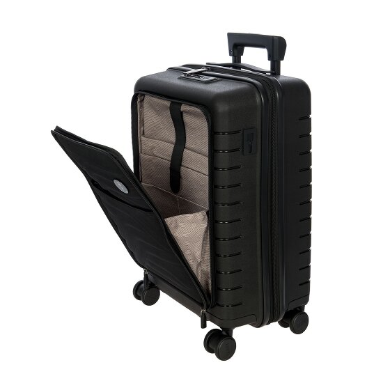 Bric's Ulisse 4 wielen Cabinewagen 55 cm met uitbreidingsplooi