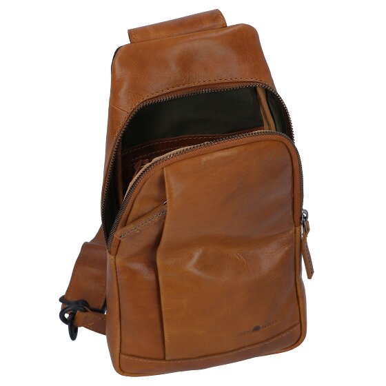 Greenburry Newport schoudertas leer 33 cm