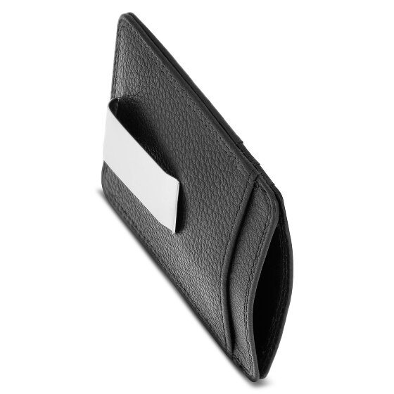 Redolz Leer Essentials creditcardhouder RFID-leer 7 cm met biljettenklem