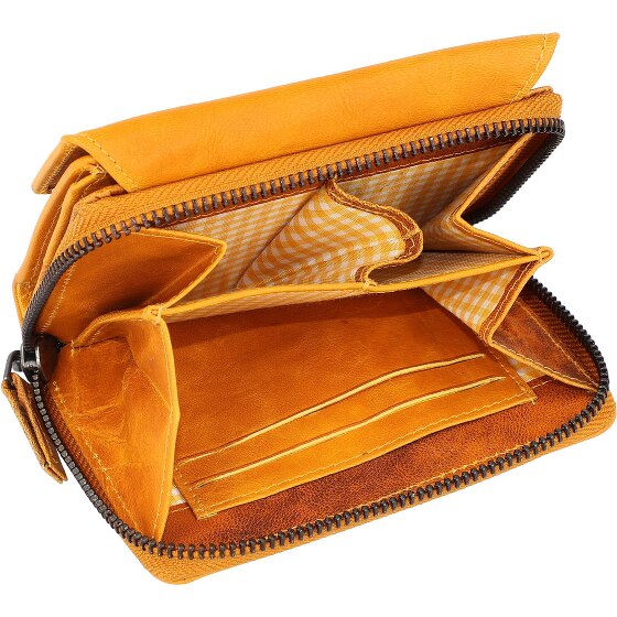 Mika Leren portemonnee 13 cm