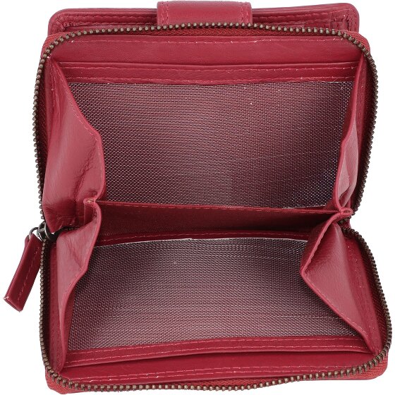 Greenburry Sponsachtig portefeuille leer 9,5 cm