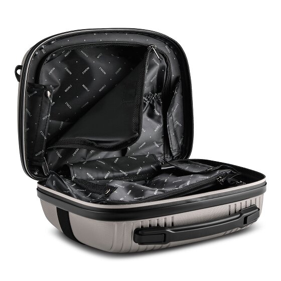 Redolz Essentials14 4-wiel kofferset Beautycase 4st met uitklapbaar laptopvak