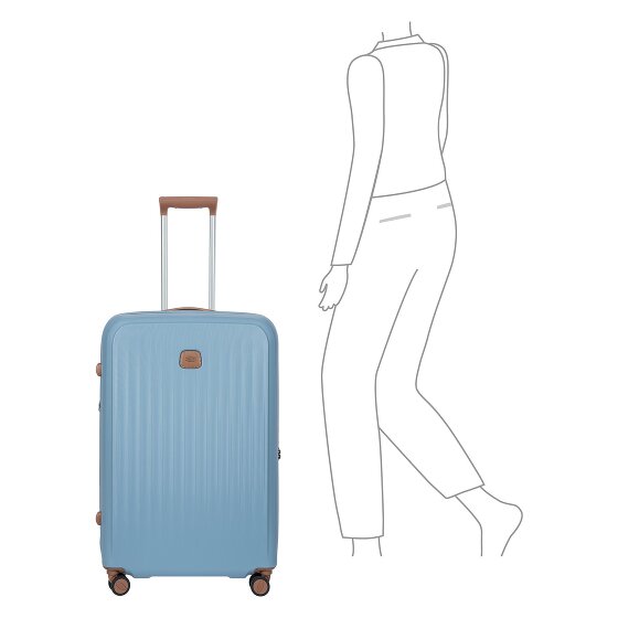 Bric's Taormina 4 wielen Trolley 75 cm met uitbreidingsplooi